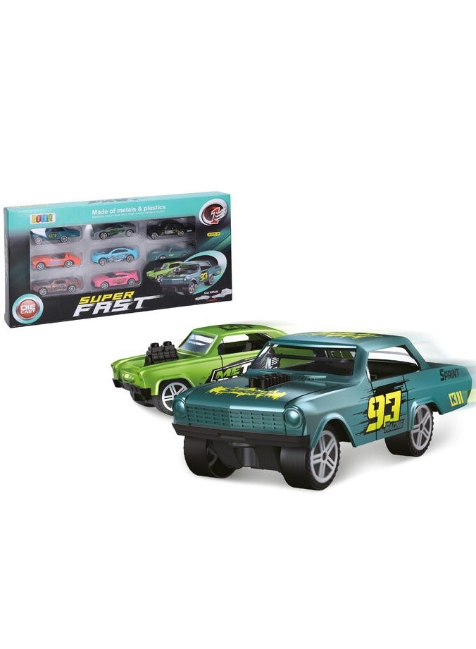 BOWA Mini Die Cast Car Metal Vehicle Playset - Image 1