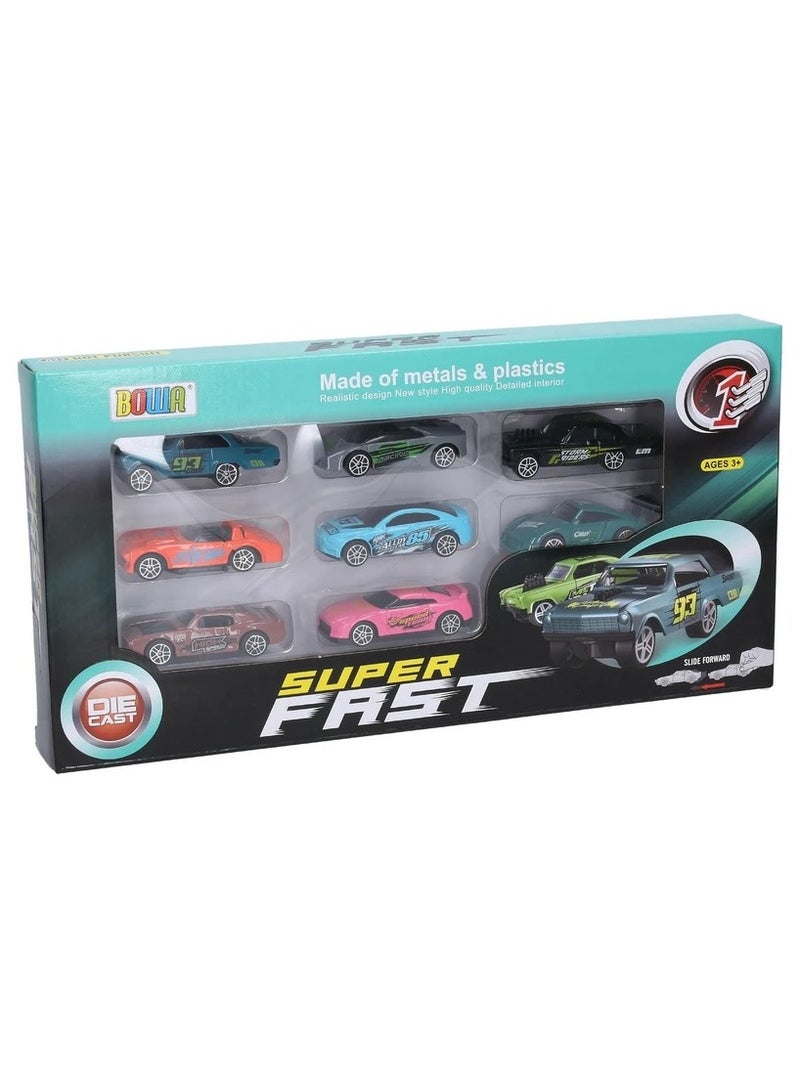 BOWA Mini Die Cast Car Metal Vehicle Playset - Image 4