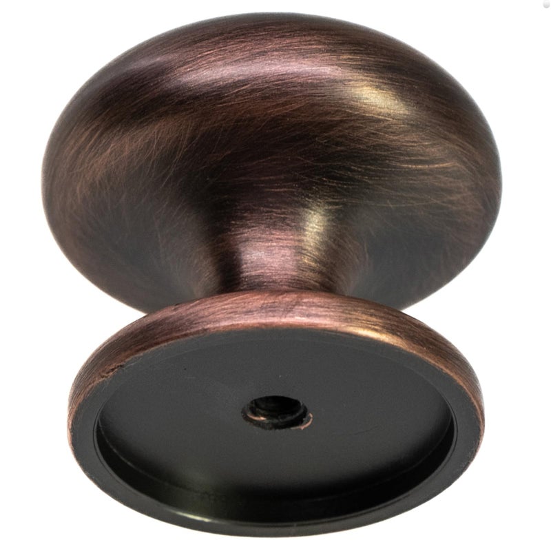 trust4care 4-Pack Large 1-1/2" Brushed Antique Bronze Bi-fold Closet Door Knobs with Wide Base,Weathered Bronze Dresser Kitchen Cabinet Doorknobs, Furniture Drawer Pulls Handles - Image 2