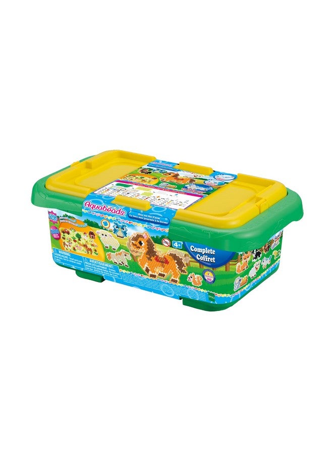 Aquabeads Jumbo Arts & Crafts Set For Children In Day On The Farm Theme Over 3500 Beads & 2 Display Stands - Image 2