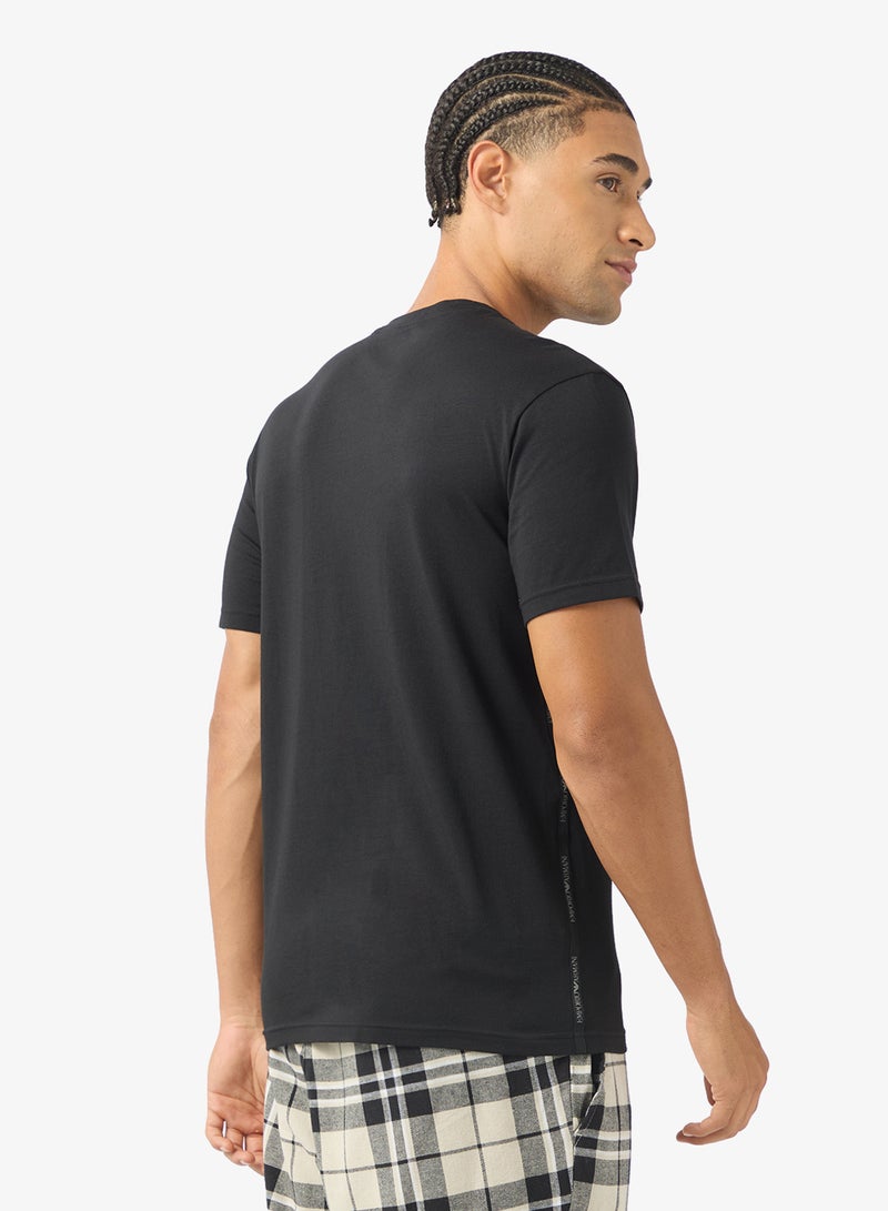 EMPORIO ARMANI 2 Pack Of Logo Crew Neck T-Shirt - Image 3