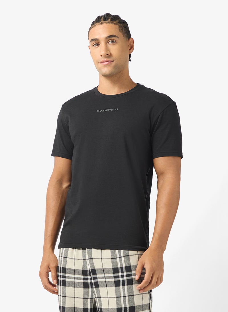 EMPORIO ARMANI 2 Pack Of Logo Crew Neck T-Shirt - Image 2
