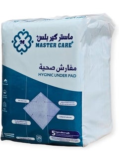 MASTER CARE Disposable Bed Pads Leak Proof Bed Table Protector Pad Breathable Waterproof 60X90Cm 25Pcs 5 Layers  - Image 1