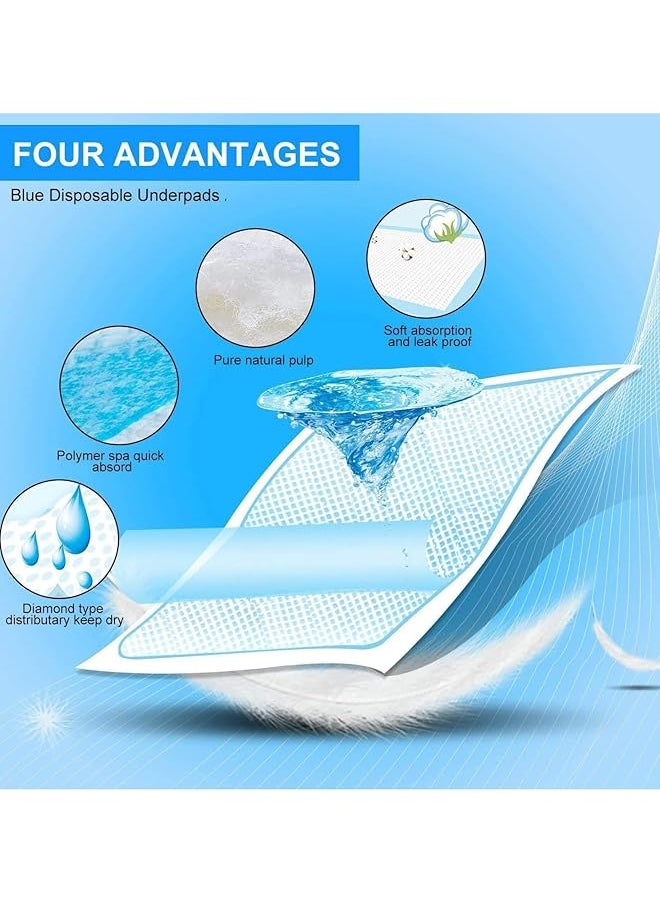 MASTER CARE - Disposable Bed Pads Leak Proof Bed Table Protector Pad Breathable Waterproof 60X90Cm 25Pcs 5 Layers - Image 1