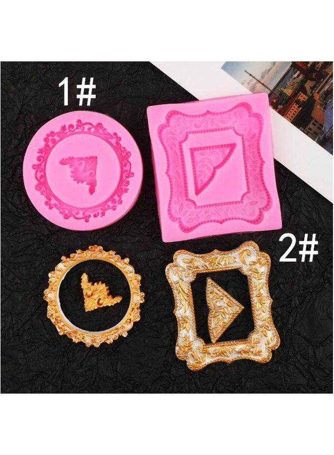 تاياهيرو Vintage Lace Silicone Mold Creative Baking Decorative Chocolate Mold-Specifications:Paragraph 1-Pink 17-368 - Image 5