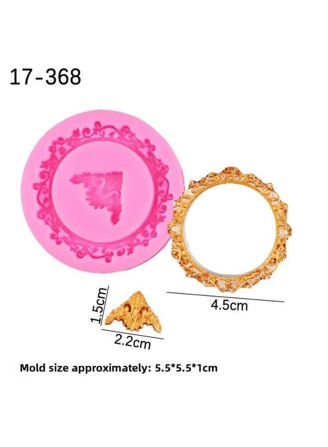 تاياهيرو Vintage Lace Silicone Mold Creative Baking Decorative Chocolate Mold-Specifications:Paragraph 1-Pink 17-368 - Image 1