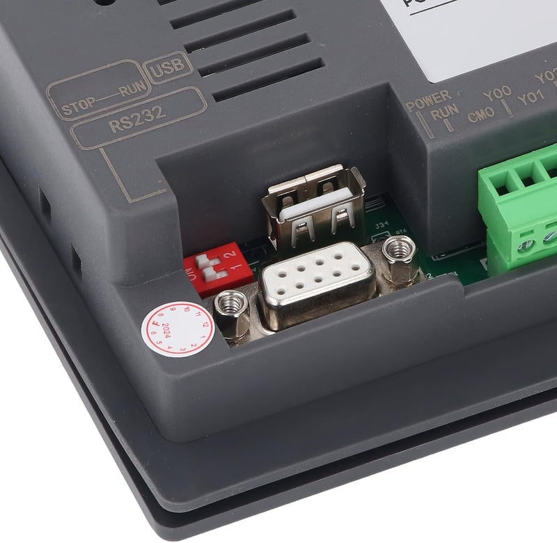 شاشة لمس PLC طراز WSB4322R مقاس 4.3 بوصة لواجهة الإنسان والآلة (HMI) مع معالج ARM9 بسرعة 600 ميجاهرتز، 12 إدخال، 10 إخراج ريلي، شاشة صناعية لسلسلة FX3U. - Image 5