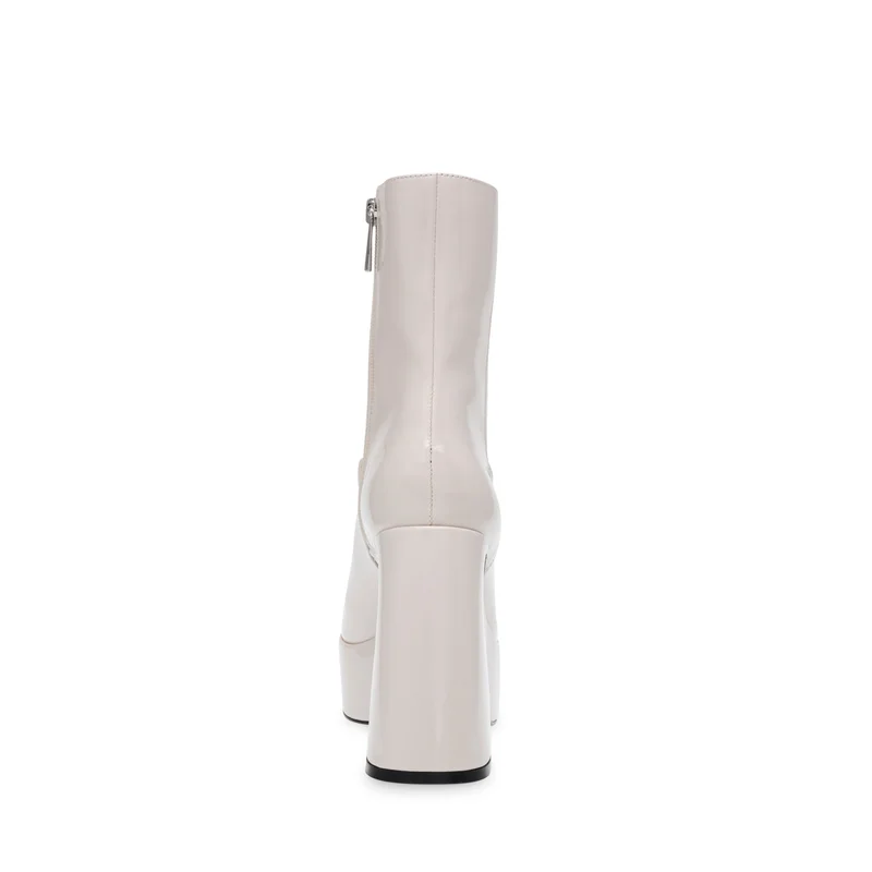 STEVE MADDEN Mid-Casual Ivory Women's Booties