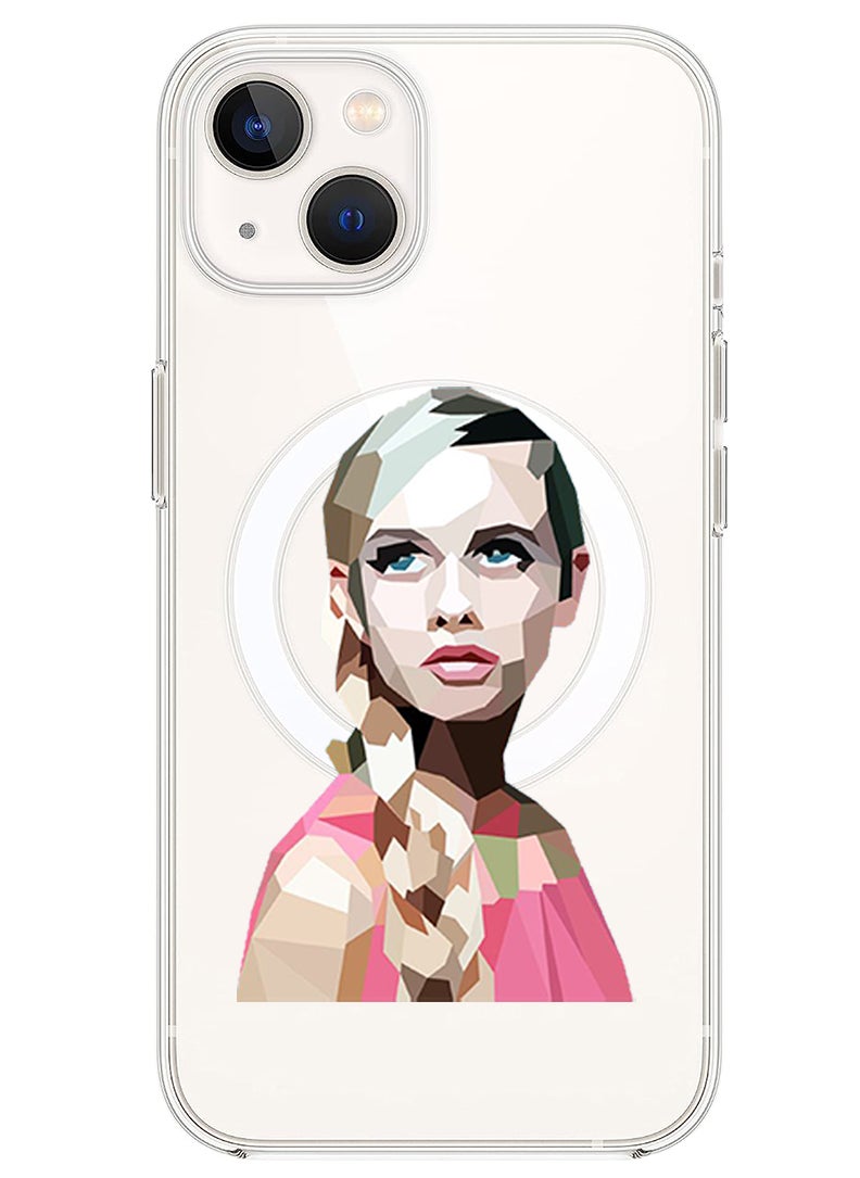 Theodor - Magnetic Case for iPhone 13 6.1-inch Compatible with MagSafe Wireless Charging, Shockproof Phone Bumper Cover Girl copy - Image 1