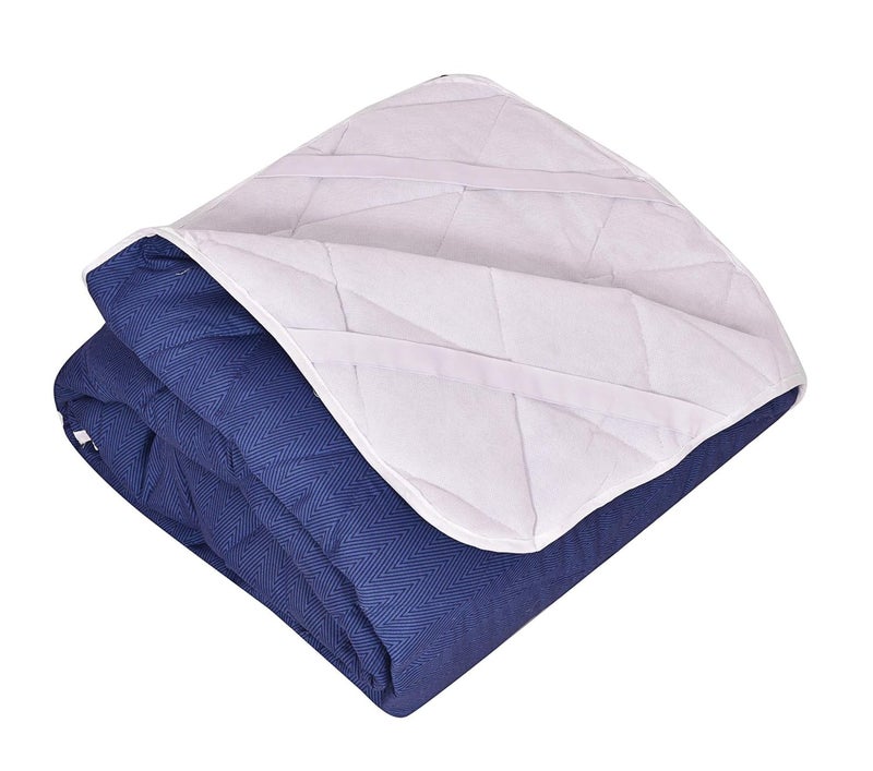 RRC Waterproof Polycotton Quilted Mattress Protector Breathable Hypoallergenic Noiseless Ultra Soft 36x78 inch Mattress Protector with Elastic Bands - Image 4