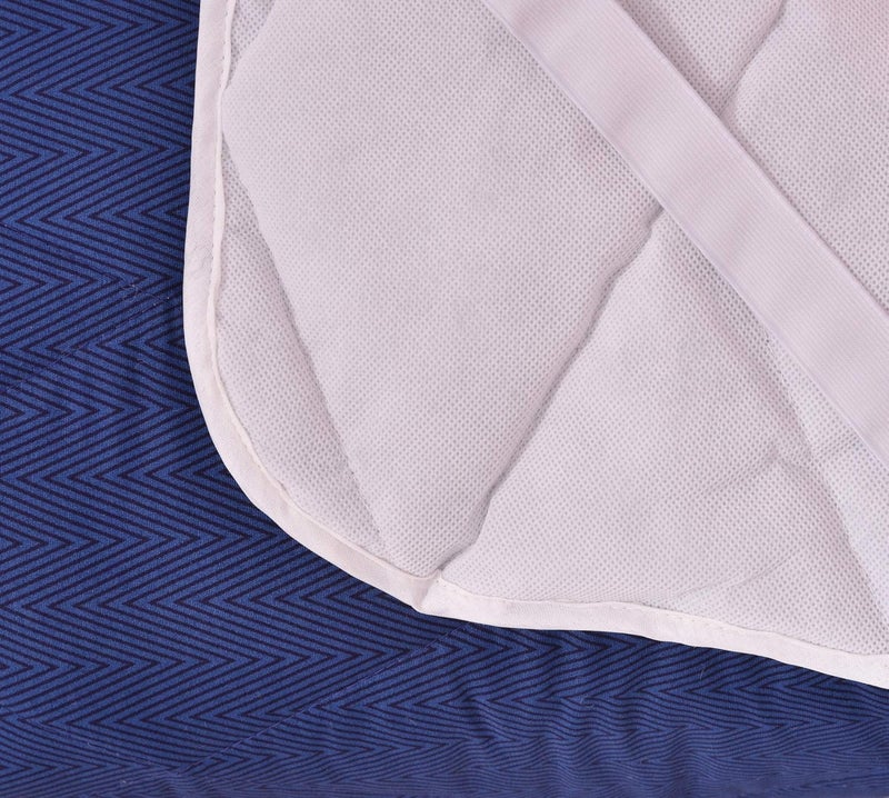 RRC Waterproof Polycotton Quilted Mattress Protector Breathable Hypoallergenic Noiseless Ultra Soft 36x78 inch Mattress Protector with Elastic Bands - Image 3