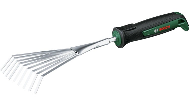 Bosch Garden Hand Rake — For Smoothing Soil, Weeding & Removing Small Stones