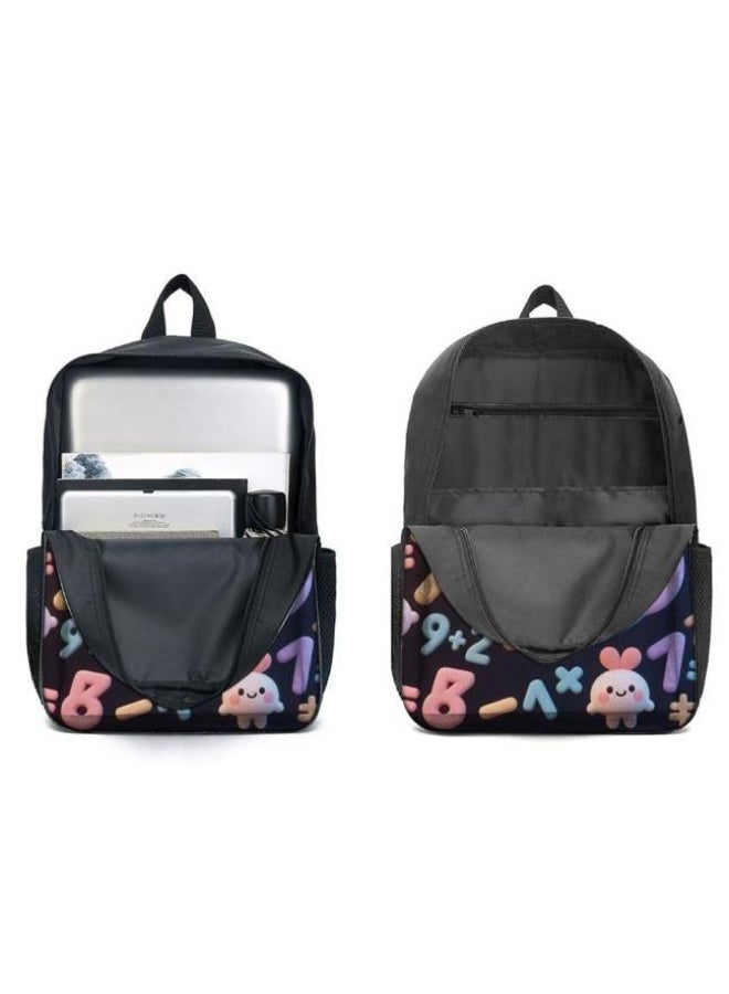 [Super new special offer] Cartoon theme bag three-piece set | double-shoulder + hand-held + storage pen bag | gift self-use good-looking - 1118  - Image 4