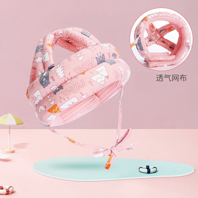 Baby Anti-Fall Head Protection Pad Baby Toddler Anti-Fall Pillow Head Protection Anti-Fall Cap Children'S Anti-Collision Cap Summer Breathable - Image 2