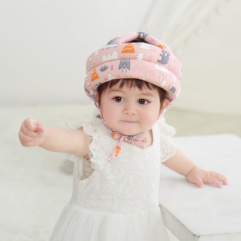 Baby Anti-Fall Head Protection Pad Baby Toddler Anti-Fall Pillow Head Protection Anti-Fall Cap Children'S Anti-Collision Cap Summer Breathable - Image 4