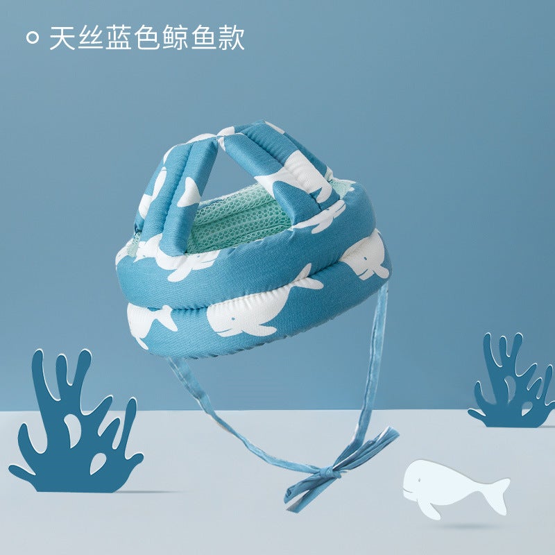 Baby Anti-Fall Head Protection Pad Baby Toddler Anti-Fall Pillow Head Protection Anti-Fall Cap Children'S Anti-Collision Cap Summer Breathable - Image 1