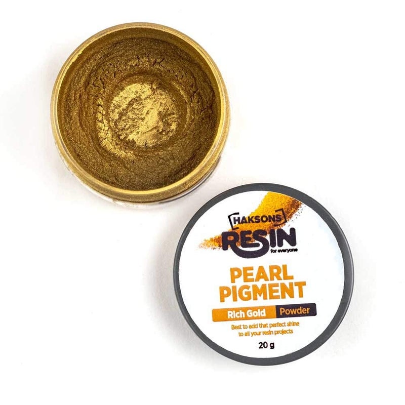 Haksons Gold Range - Pearl/Mica Powders for Haksons Epoxy Resin Combo Pack of 4 (20 gms) - Image 3
