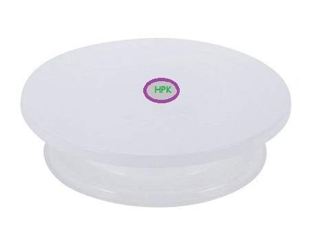 hpk 2 pcs Cake Deco Ration Turn Table with 1pcs icicng Smoother skuhpkgur20 - Image 3