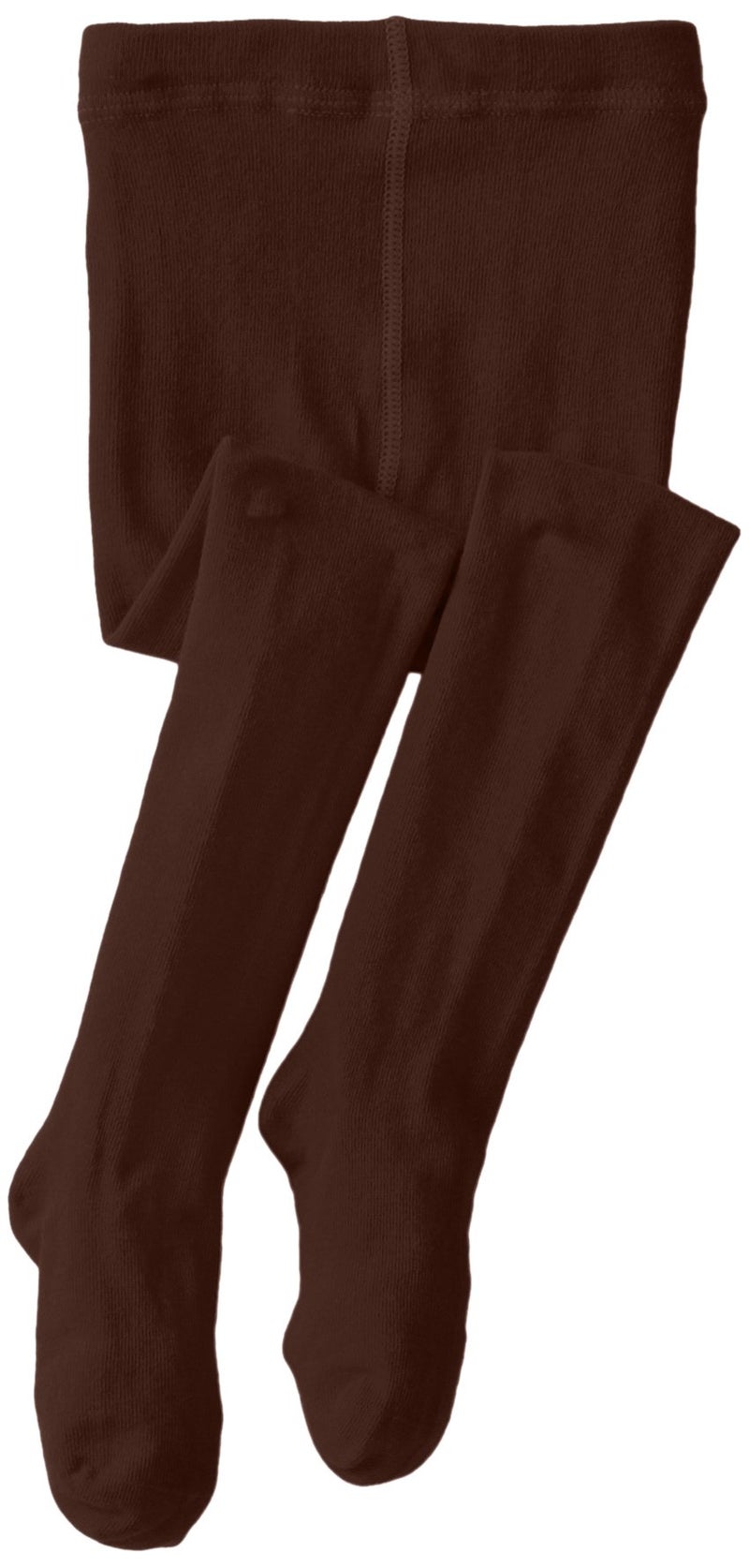 Jefferies Socks Girls 2-6x Seamless Organic Cotton Tights, Chocolate, 6-8 Years - Image 4