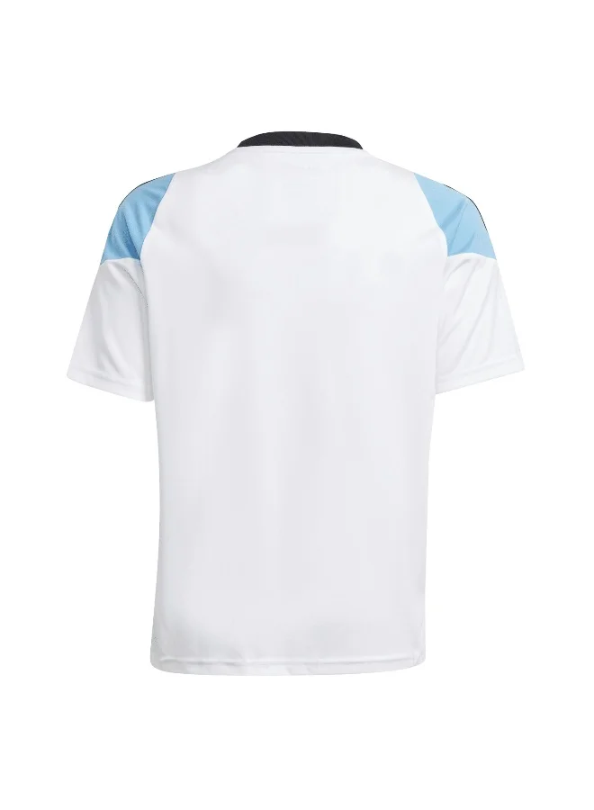 Adidas Messi Tr Jsy Y White Football Jerseys 5-6Y