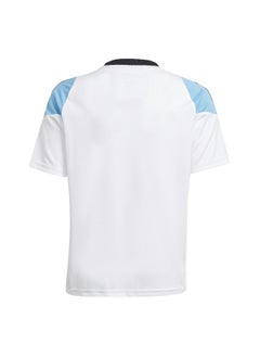 Adidas adidas Messi Tr Jsy Y White Football Jerseys 5-6Y  - Image 3