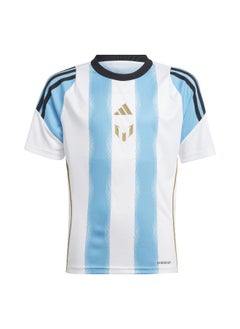 Adidas adidas Messi Tr Jsy Y White Football Jerseys 5-6Y  - Image 2