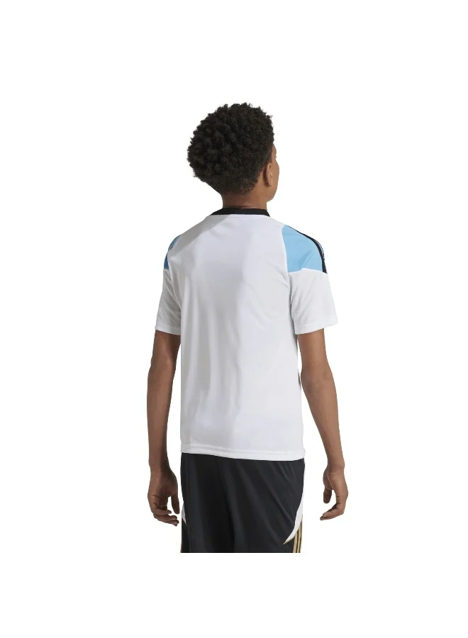Adidas Messi Tr Jsy Y White Football Jerseys 5-6Y