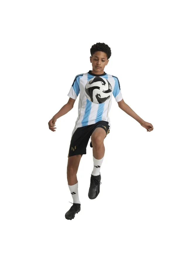 Adidas Messi Tr Jsy Y White Football Jerseys 5-6Y