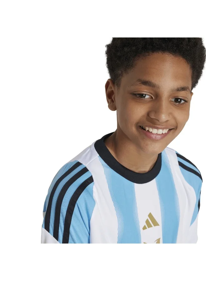 Adidas Messi Tr Jsy Y White Football Jerseys 5-6Y