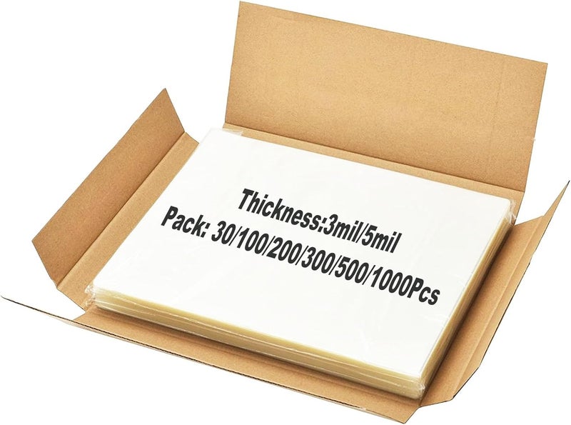 Clear Thermal Laminating Plastic Paper Laminator Sheets, 200 Pack 3 Mil Laminating Sheets, 9 x 11.5 Inch Thermal Laminating Pouches for Thermal Laminator - Image 5