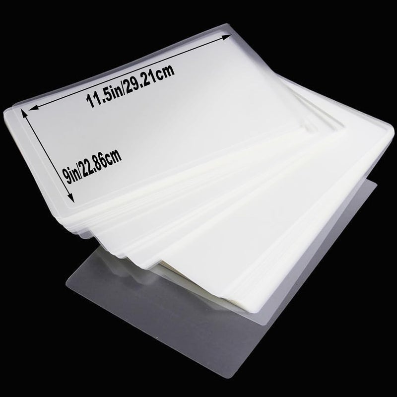 Clear Thermal Laminating Plastic Paper Laminator Sheets, 200 Pack 3 Mil Laminating Sheets, 9 x 11.5 Inch Thermal Laminating Pouches for Thermal Laminator - Image 2