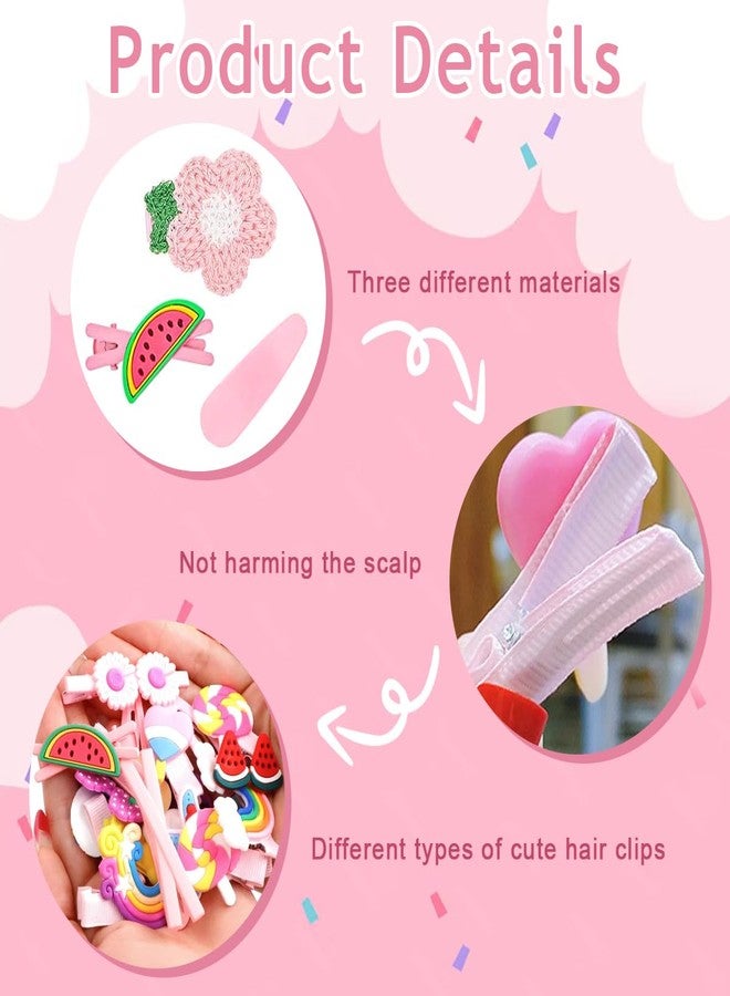 زيبويو مجموعة مشابك شعر لطيفة من زيبويو® مكونة من 14 قطعة، إكسسوارات شعر للبنات والأطفال، دبابيس شعر ملونة برسومات حيوانات وزهور كرتونية، مجوهرات شعر كاواي للحفلات والمهرجانات ولعب الأدوار - Image 2