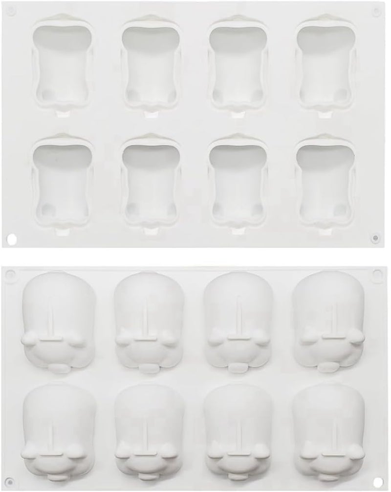 mostsom Silicone Pig Mold Fondant Mold Chocolate Cake MoldMousse Cake Decoration Dessert Baking Mold DIY Candle Model (G_ Pig) - Image 2