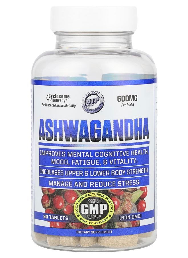 hi tech pharmaceuticals Ashwagandha 600 mg 90 Tablets 