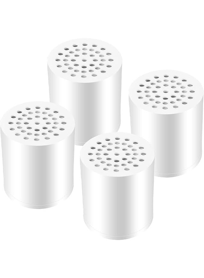 Shower Filter 4-Pack – Protect Your Skin and Hair from Hard Water, 25-Stage Advanced Filtration for Cleaner, Healthier Showers