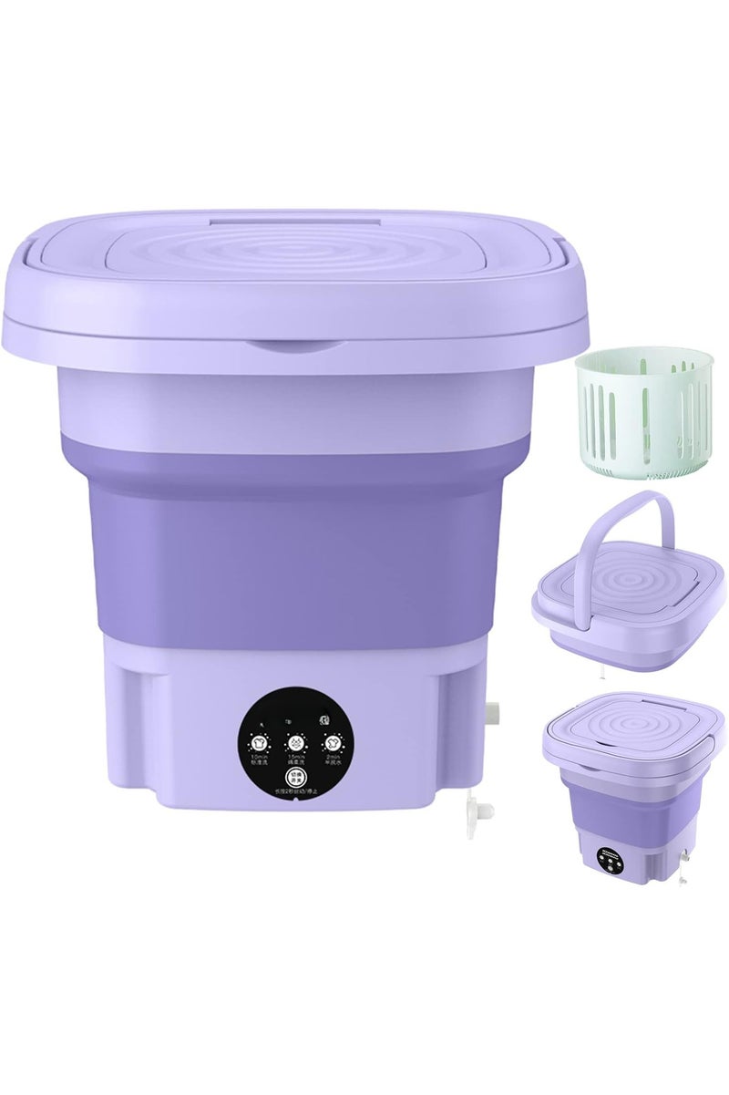 غسالة قابلة للطي متعددة الوظائف بسعة 9 لتر – تصميم مدمج ومحمول – مثالية للسفر والغسيل الخفيف – ألوان متعددة - Image 3