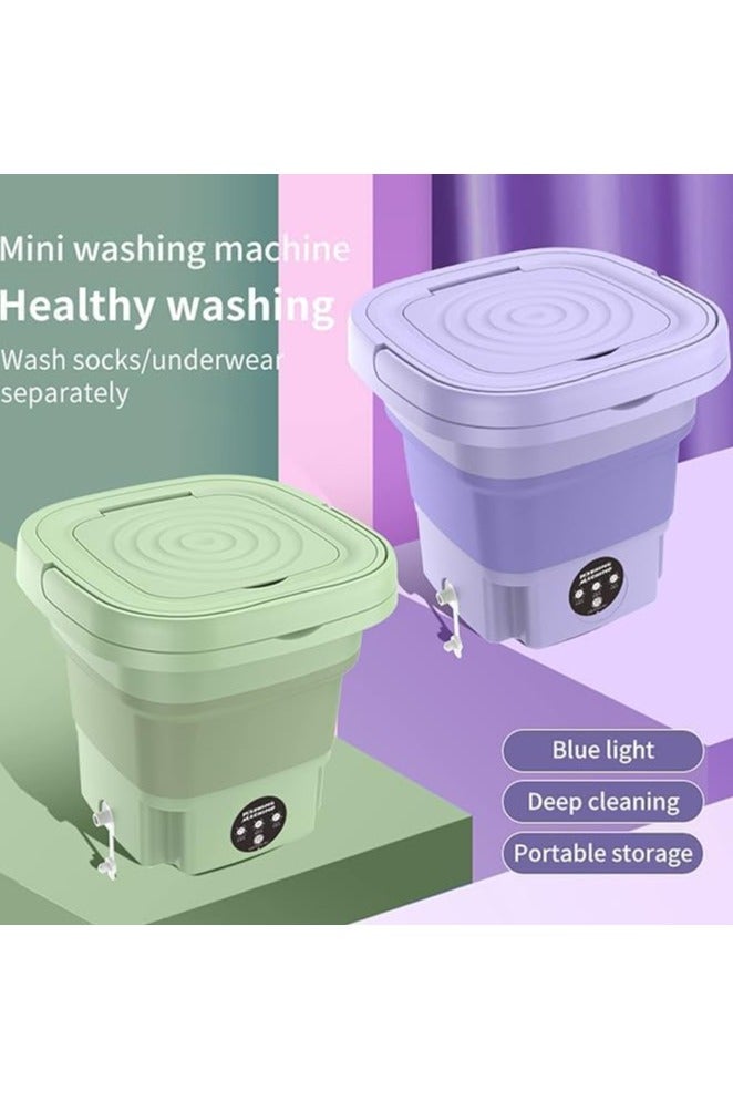 غسالة قابلة للطي متعددة الوظائف بسعة 9 لتر – تصميم مدمج ومحمول – مثالية للسفر والغسيل الخفيف – ألوان متعددة - Image 5