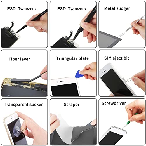 LipiWorld 21in1 Laptop Opener Tools Tool Kit, Mobile and Laptop Repairing Tool Kit,Professional Premium Repair Kit Screwdriver Tool Set for Smartphone, Tablet and Laptop, Multicolour - Image 4