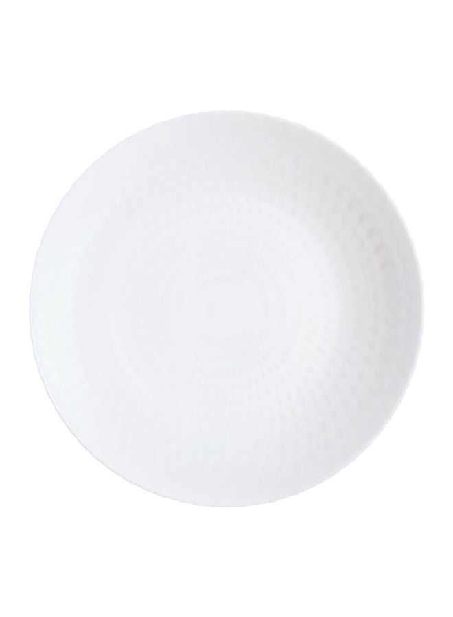 لومينارك بامبل طبق حساء، مصنوع من الزجاج المقوى، صديق لغسالة الصحون والميكروويف، باللون الأبيض، قطره 20 سم، Q4656 - Image 1