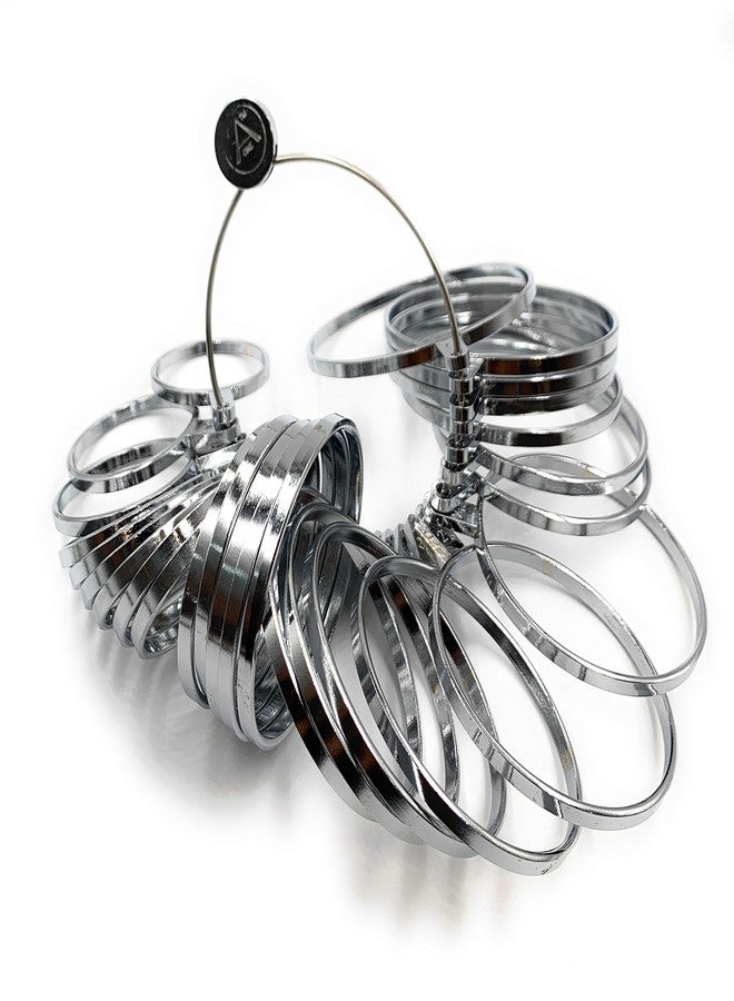 Aone Bangle & Bracelet Sizer Gauge 1-27 Bangle Metal Gauge for Measuring Sizes on Hand Wrist for Jewellery Makers/Retailers, Showroom, Boutique, Stores & Hobby Crafts DIY - Image 2