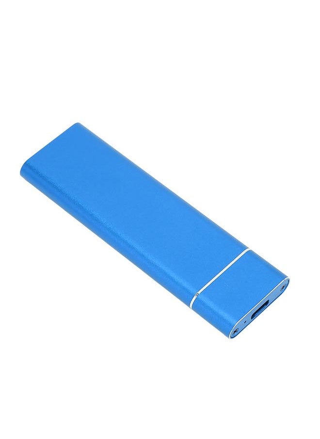 Thoraya M.2 PCI-e NVMe/SATA dual protocol solid state drive enclosure Type-C high speed transmission aluminum alloy mobile hard drive enclosure blue  - Image 2