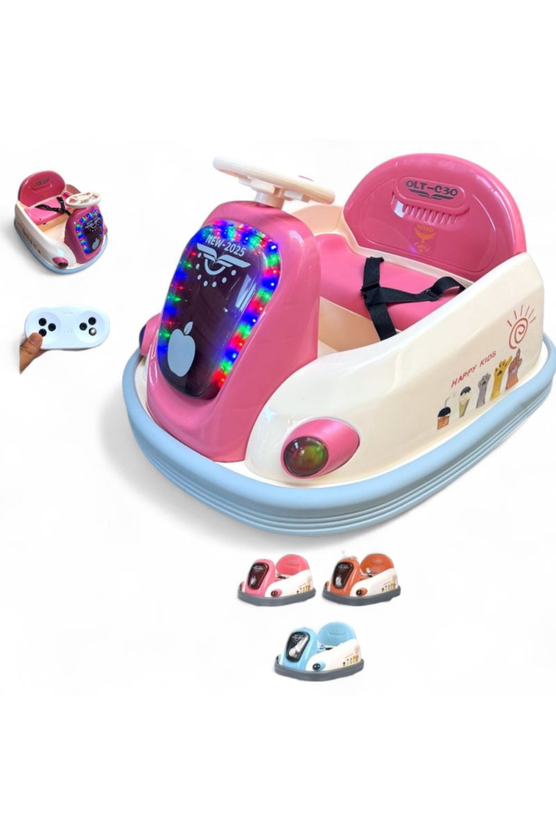 Remote Control Pink Kids Car Scooter for Girls - Image 2
