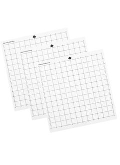 KIIUMI 3-Piece Adhesive Cutting Mat With Measuring Grid Clear  - Image 1