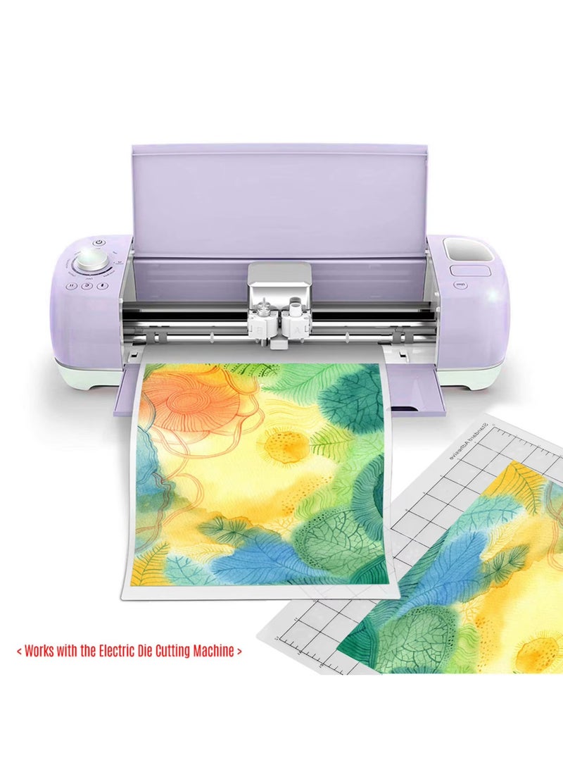 KIIUMI - 3-Piece Adhesive Cutting Mat With Measuring Grid Clear - Image 1