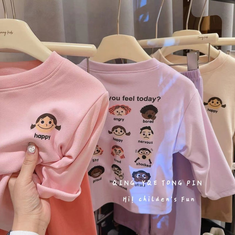 German Velvet Home Clothes Suit Girls Thermal Underwear Suit Korean Children'S Clothing A Generation Of Hair - Image 3