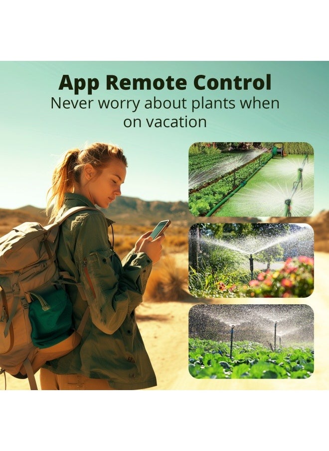 SWV Smart Water Valve Zigbee 3.0 Smart Home Irrigation Water Valve APP Remote Control with eWeLink Alexa Google