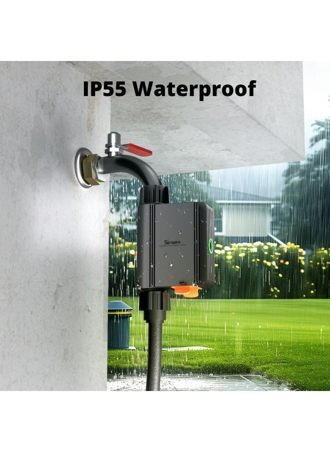 SWV Smart Water Valve Zigbee 3.0 Smart Home Irrigation Water Valve APP Remote Control with eWeLink Alexa Google