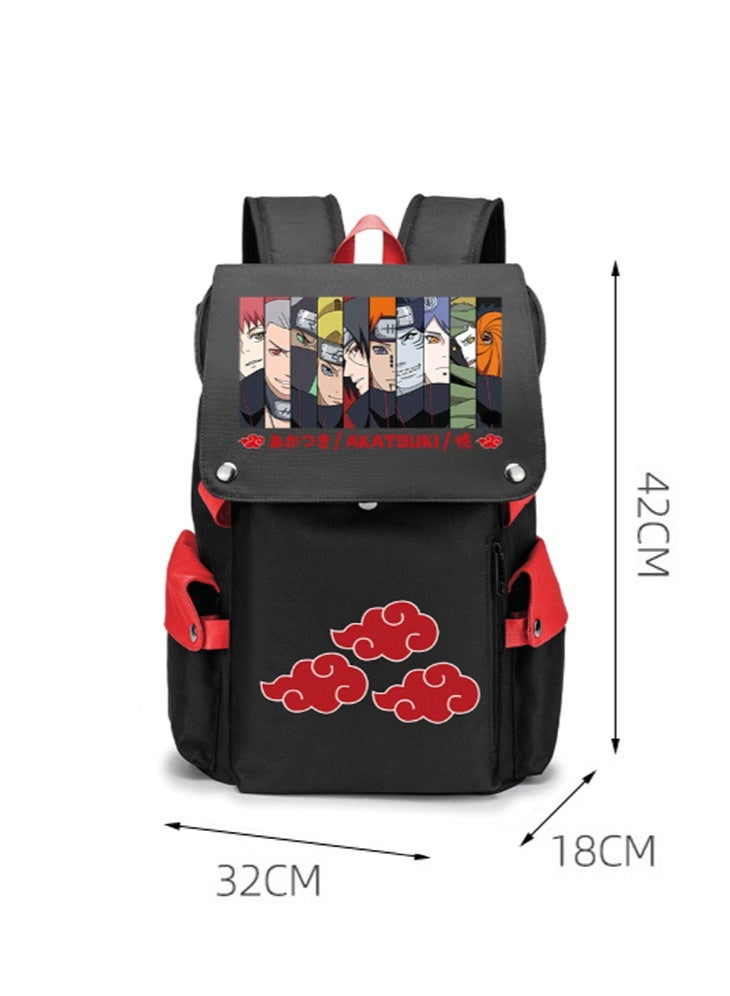 Naruto schoolbag large-capacity student backpack men and women leisure sports travel backpack student school backpack - Image 2