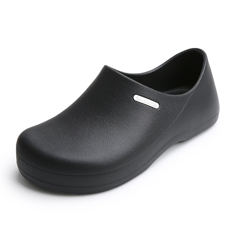 Men'S Non-Slip Wear-Resistant Low-Top Waterproof And Oil-Proof Chef Shoes Work Shoes Rain Shoes Eva Special For Work - Image 5