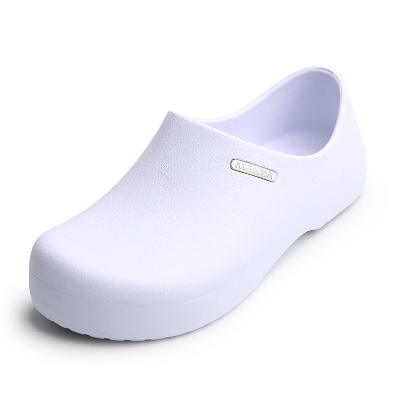 Men'S Non-Slip Wear-Resistant Low-Top Waterproof And Oil-Proof Chef Shoes Work Shoes Rain Shoes Eva Special For Work - Image 2